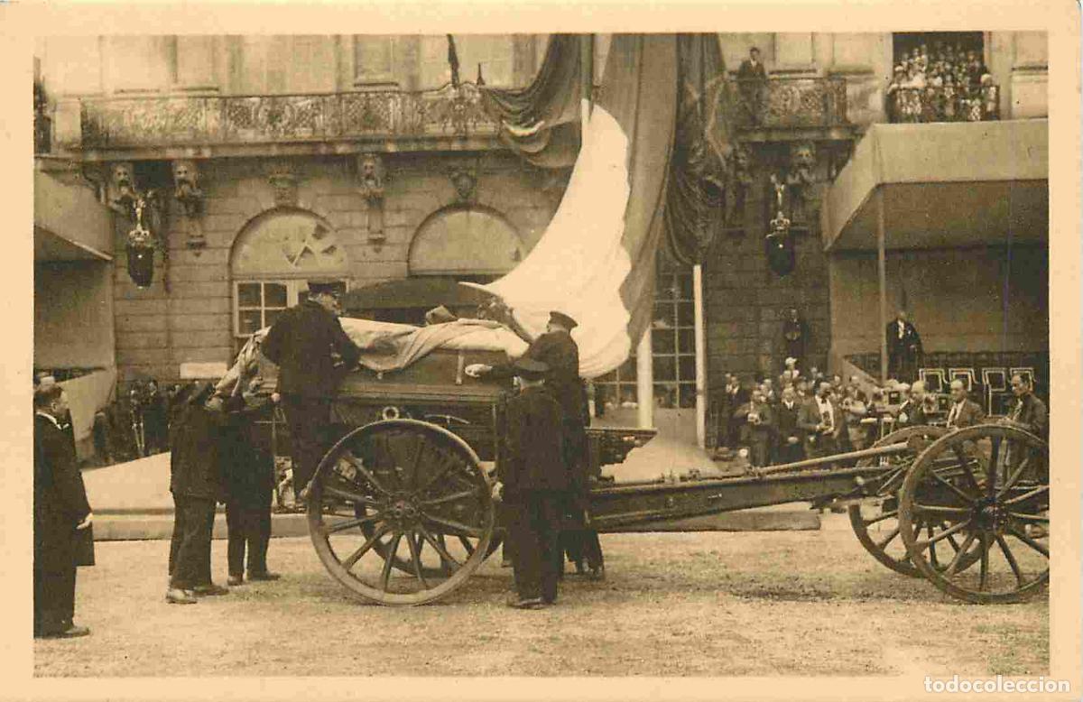 Postkarten: France - 54 - Nancy - Obs&egrave;ques Nationales du Mar&eacute;chal Lyautey le 2 Aout 1934 - L'Arriv&eacute;e du Corps &agrave;