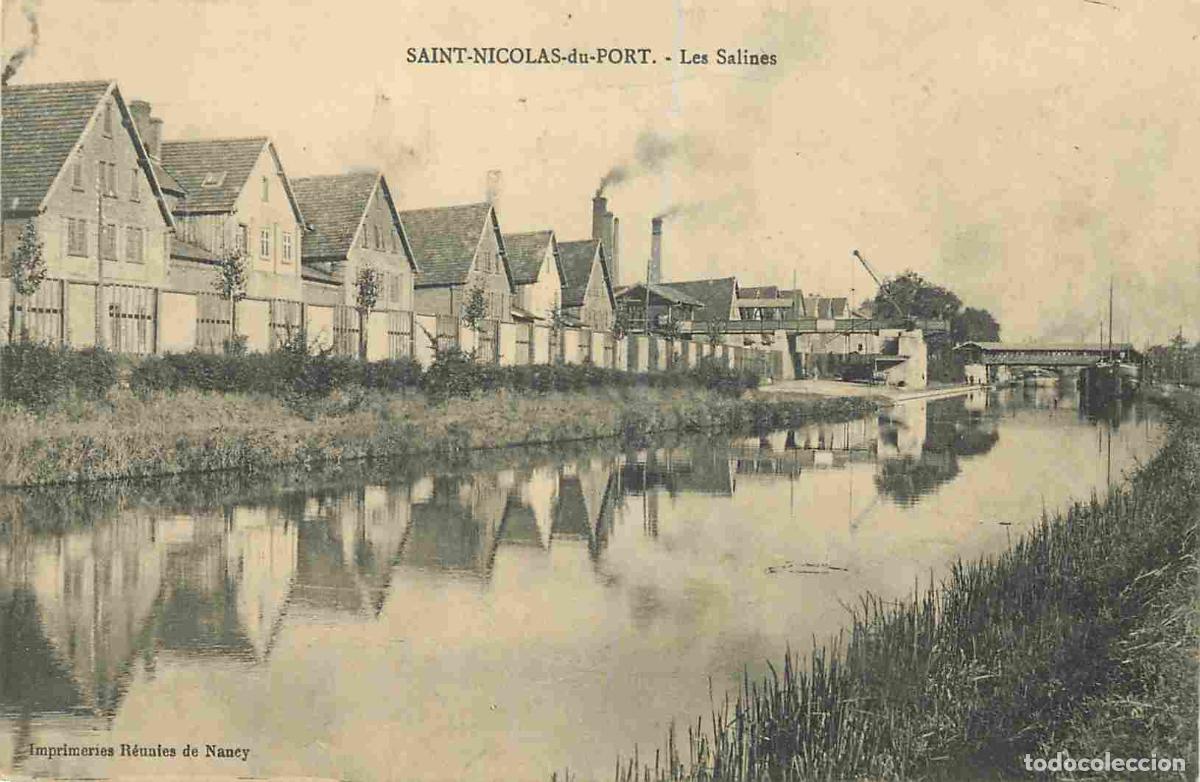 Postkarten: France - 54 - Saint Nicolas du Port - Les Salines - Correspondance - CPA - Voyag&eacute;e en 1914 - Voir Sc