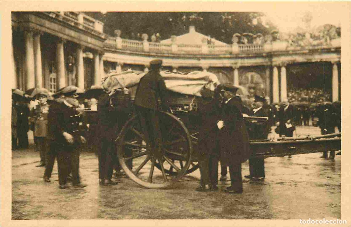 Postkarten: France - 54 - Nancy - Obs&egrave;ques Nationales du Mar&eacute;chal Lyautey le 2 Aout 1934 - La Lev&eacute;e du Corps au