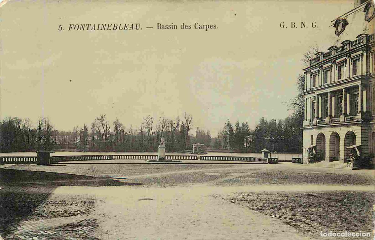 Postkarten: France - 77 - Fontainebleau - Palais de Fontainebleau - Bassin des Carpes - Correspondance - CPA - O