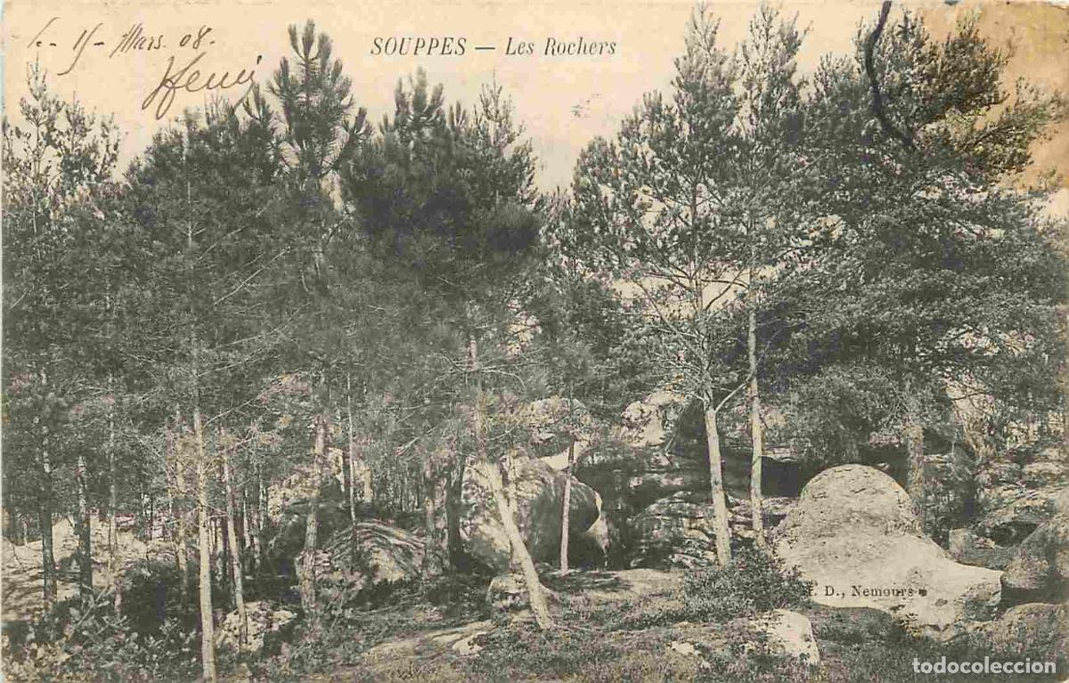 Postkarten: France - 77 - Souppes - Les Rochers - Correspondance - CPA - Voir Scans Recto-Verso