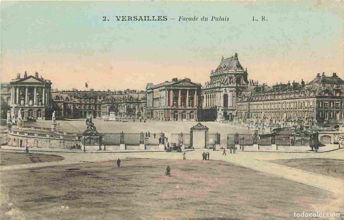 Cartes Postales: France - 78 - Versailles - Ch&acirc;teau de Versailles - Fa&ccedil;ade du Palais - Coloris&eacute;e - CPA - Voir Scans R