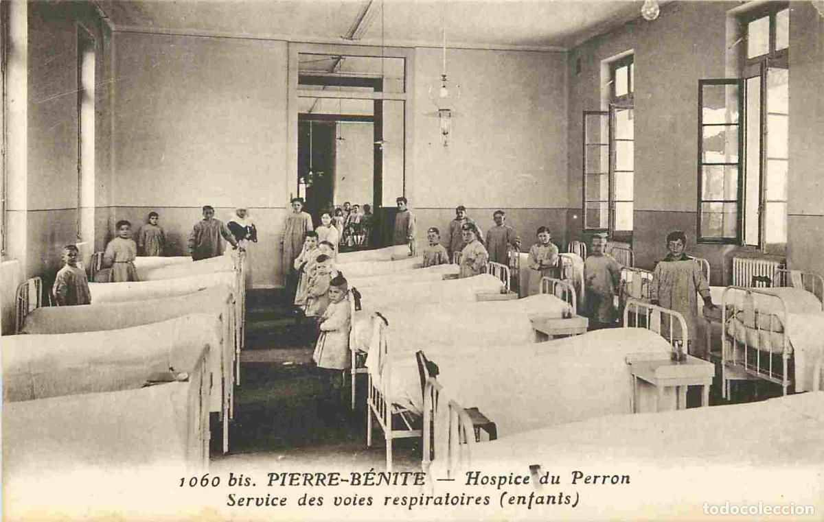 Cartes Postales: France - 69 - Pierre B&eacute;nite - Hospice du Perron - Service des voies respiratoire - enfants - Anim&eacute;e