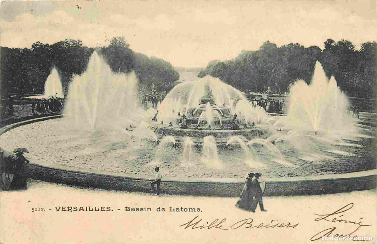 Postais: France - 78 - Versailles - Bassin de Latone - Anim&eacute;e - Pr&eacute;curseur - CPA - Oblit&eacute;ration ronde de 1903