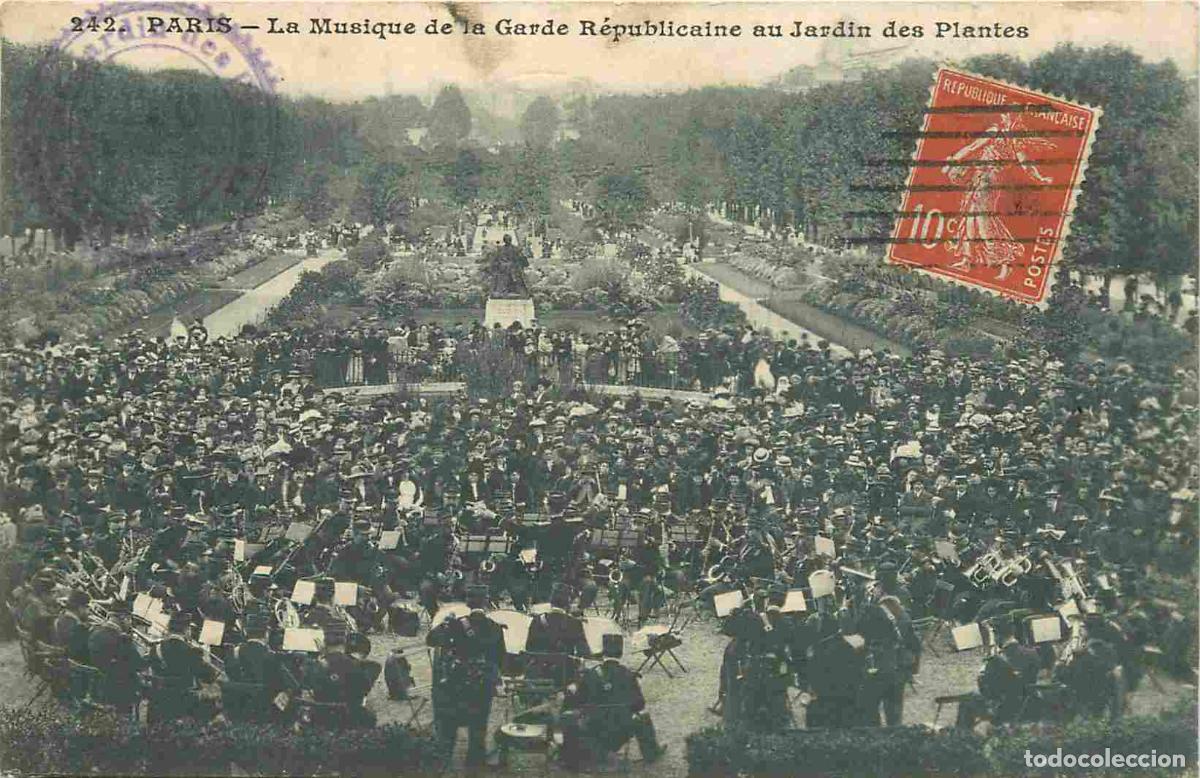 Postais: France - 75 - Paris - La Musique de la Garde R&eacute;publicaine au jardin des Plantes - Anim&eacute;e - Correspon