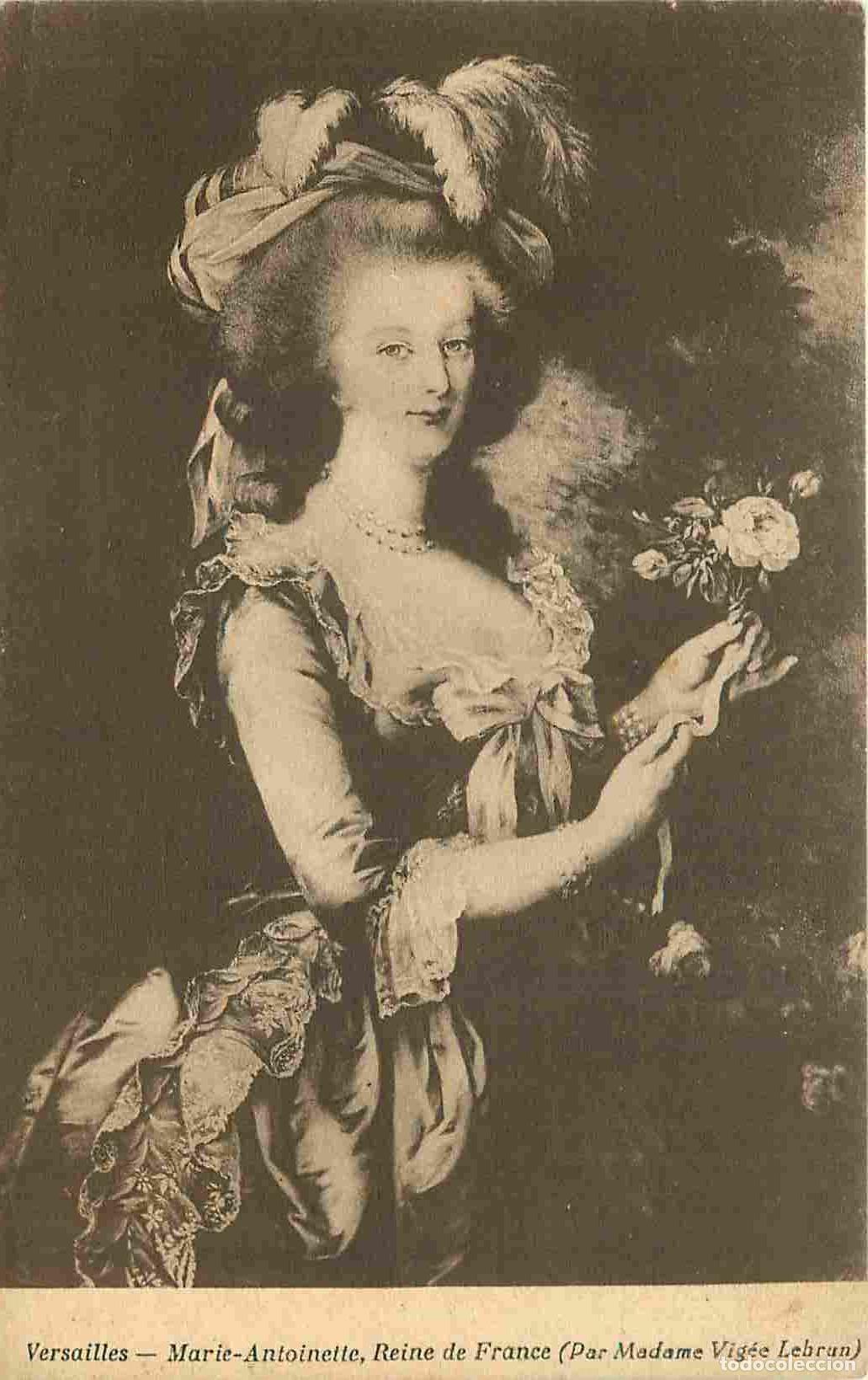 Postais: France - 78 - Versailles - Art Peinture de Madame Vig&eacute;e Lebrun - Marie Antoinette Reine de France -