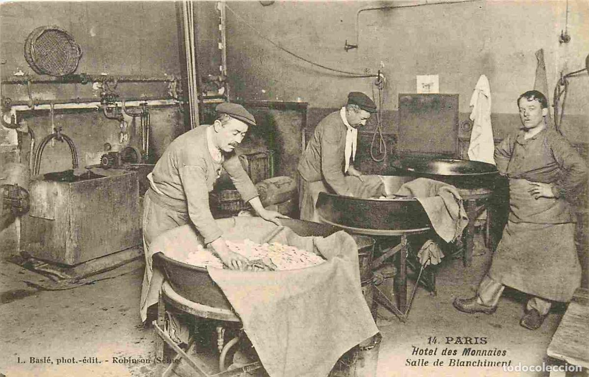 Cartoline: France - 75 - Paris - Hotel des Monnaies - Salle de Blanchiment - Anim&eacute;e - CPA - Voir Scans Recto-Ve