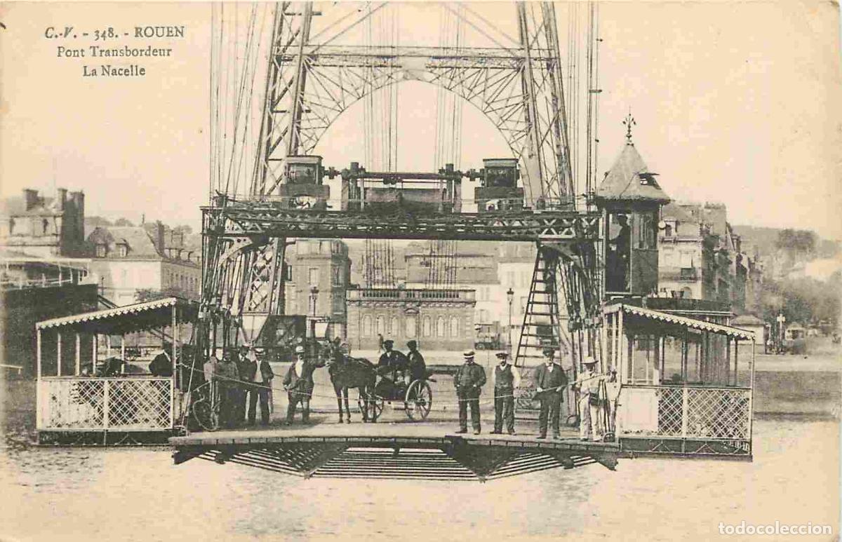 Cartoline: France - 76 - Rouen - Pont Transbordeur - La Nacelle - Anim&eacute;e - CPA - Voir Scans Recto-Verso