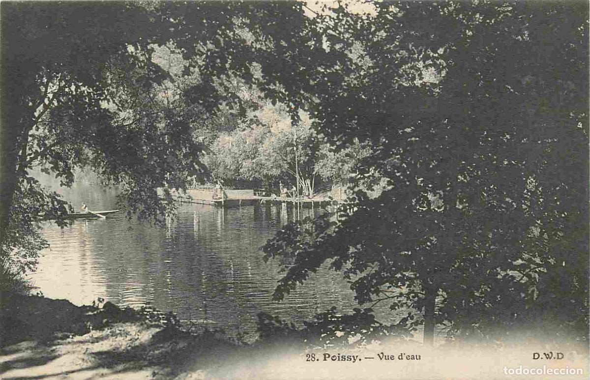Cartoline: France - 78 - Poissy - Vue d'eau - Correspondance - CPA - Voir Scans Recto-Verso