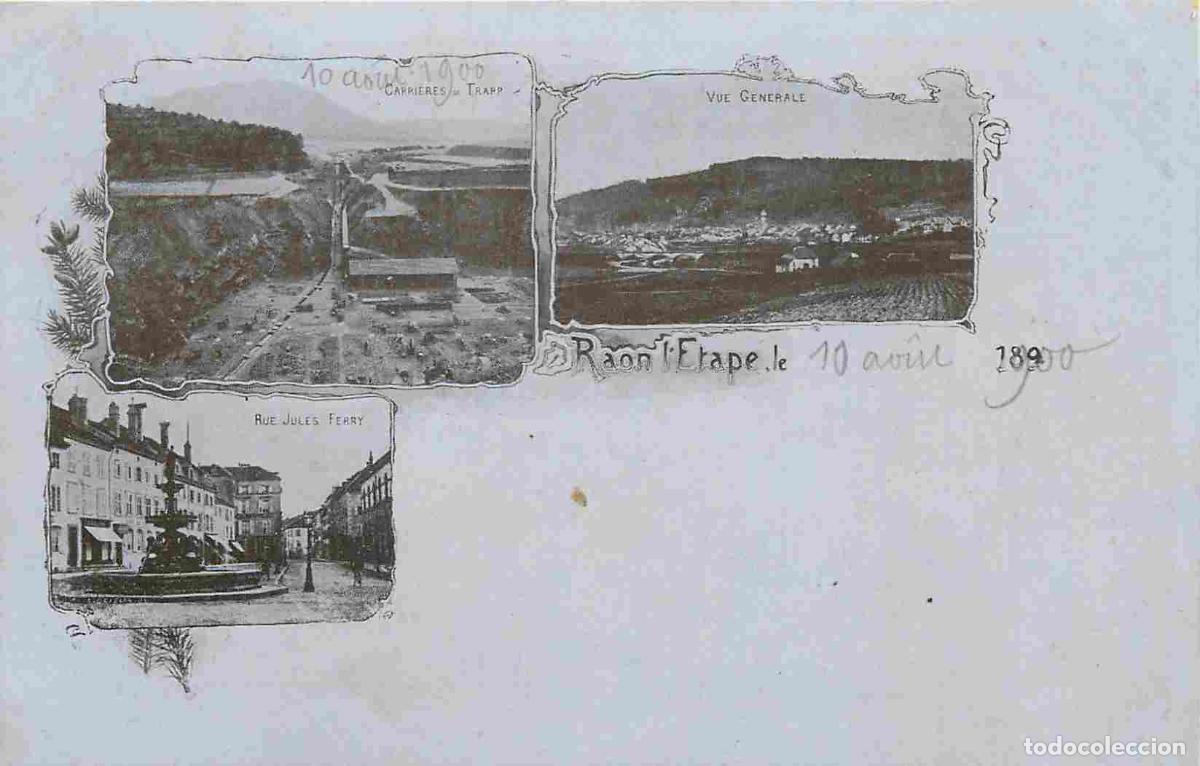 Cartoline: France - 88 - Raon l'Etape - Multivues - Pr&eacute;curseur - CPA - Voyag&eacute;e en 1900 - Voir Scans Recto-Verso