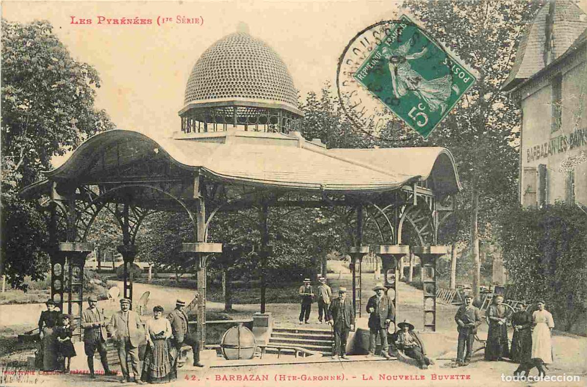 Postkarten: France - 31 - Barbazan - La nouvelle Buvette - Anim&eacute;e - CPA - Oblit&eacute;ration ronde de 1914 - Voir Scan