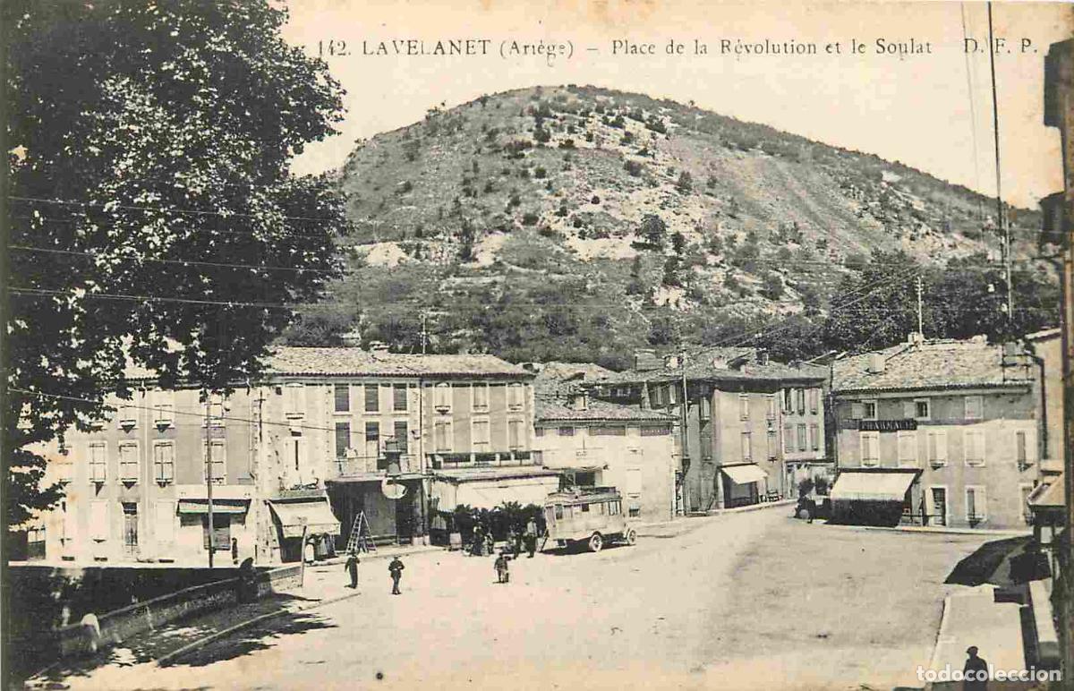 Postkarten: France - 09 - Lavelanet - Place de la R&eacute;volution et le Soulat - Anim&eacute;e - CPA - Voir Scans Recto-Vers