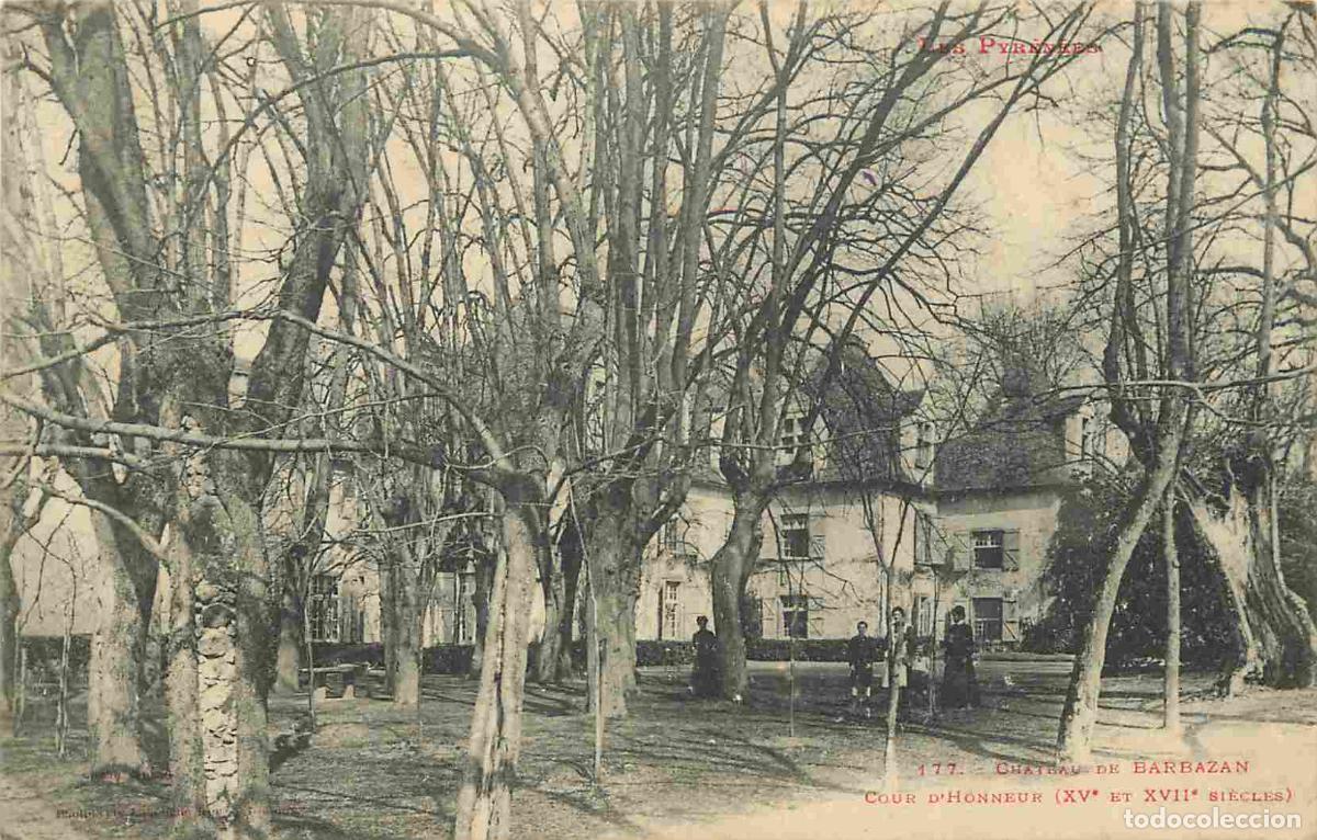 Postkarten: France - 31 - Barbazan - Le Ch&acirc;teau - Cour d'honneur - Anim&eacute;e - Correspondance - CPA - Oblit&eacute;ration