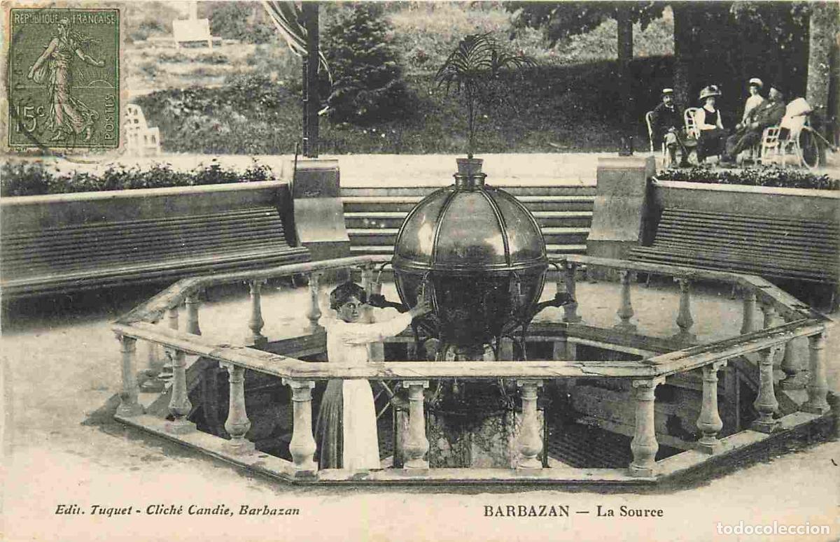 Postkarten: France - 31 - Barbazan - La Source - Anim&eacute;e - Correspondance - CPA - Oblit&eacute;ration ronde de 1919 - Vo