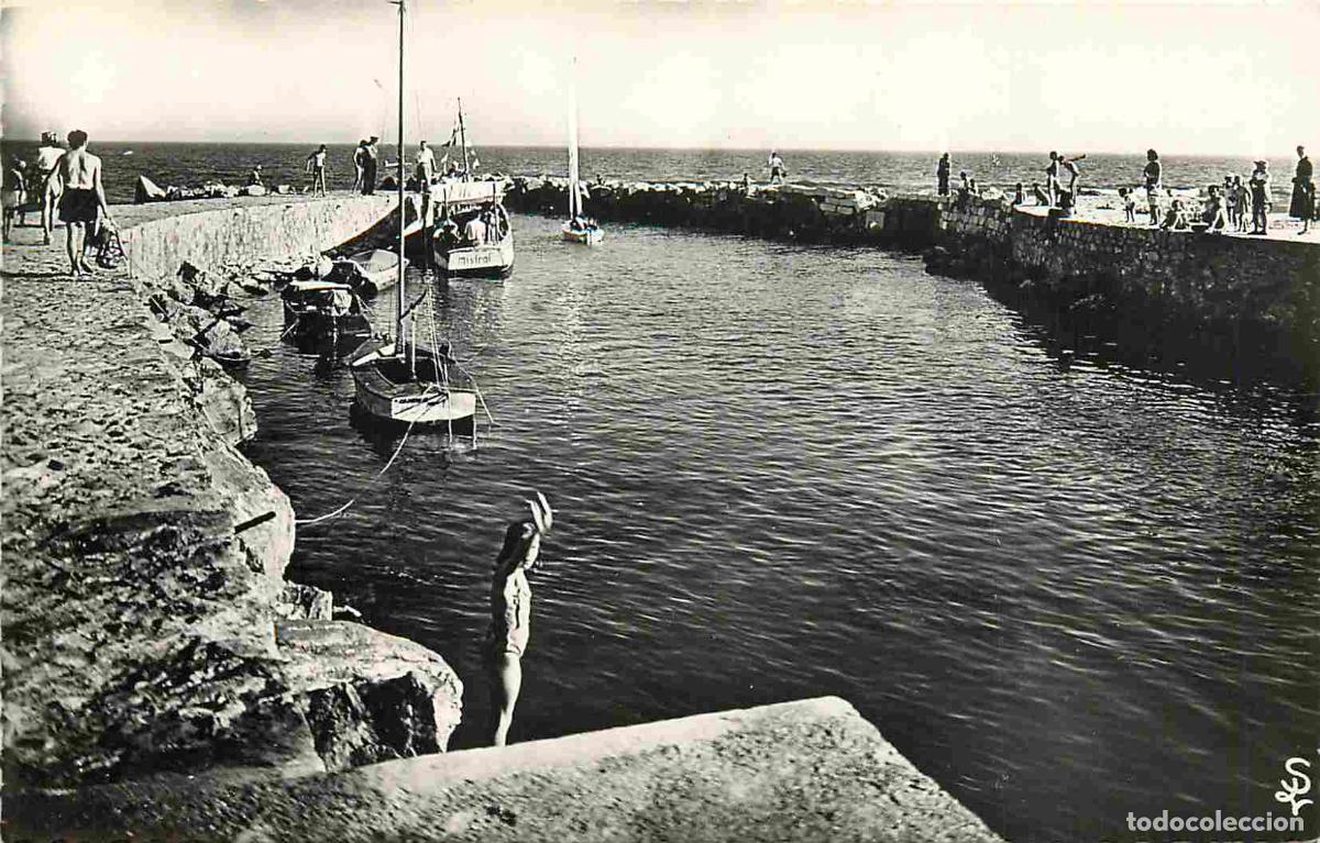 Postkarten: France - 34 - Carnon Plage - L'Entr&eacute;e du Canal - Anim&eacute;e - Carte Dentel&eacute;e - CPSM format CPA - Voir Sc