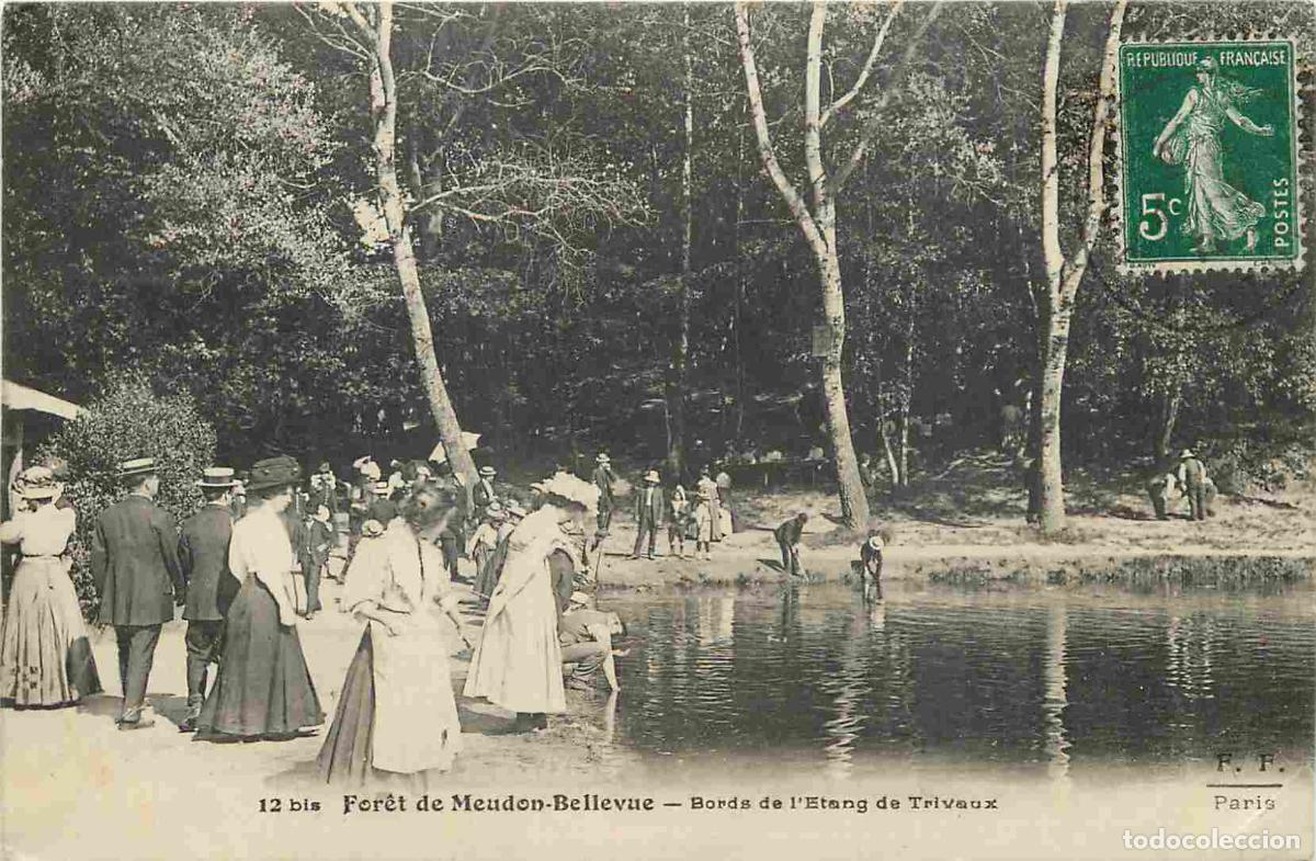 Cartes Postales: France - 85 - Meudon - Bois de Meudon - Bords de l'Etang de Trivaux - Anim&eacute;e - CPA - Oblit&eacute;ration ro