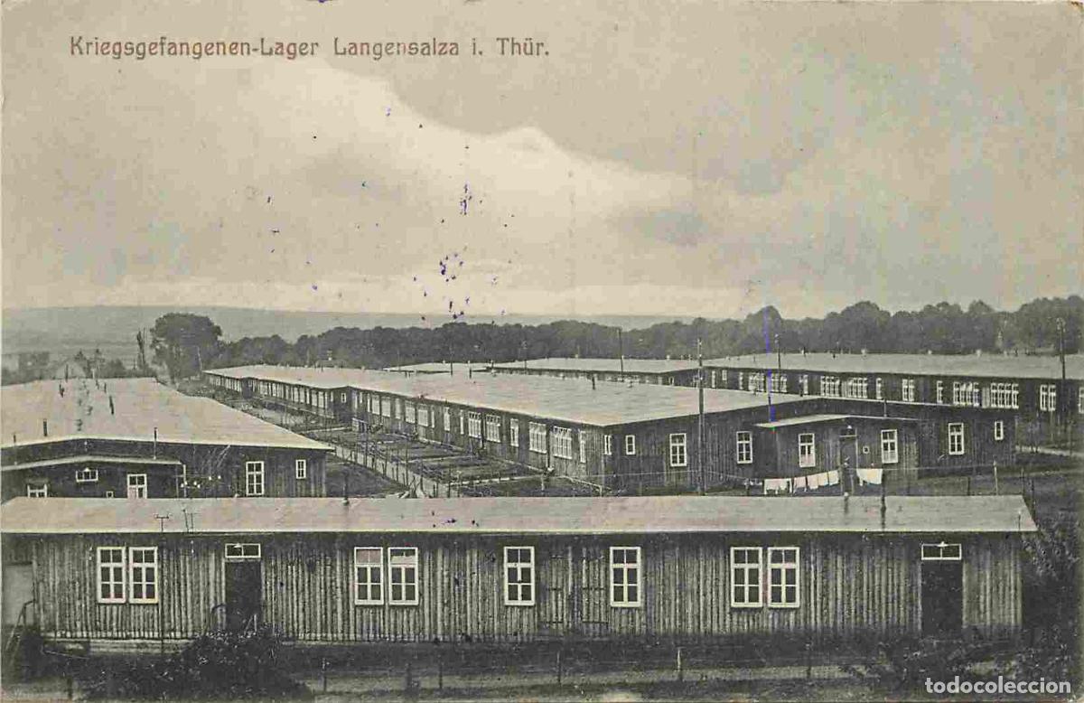 Cartes Postales: Pays - Allemagne - Langensalza - Kriegsgefangenen-Lager - Camp de prisonniers de la Guerre 1914 1918