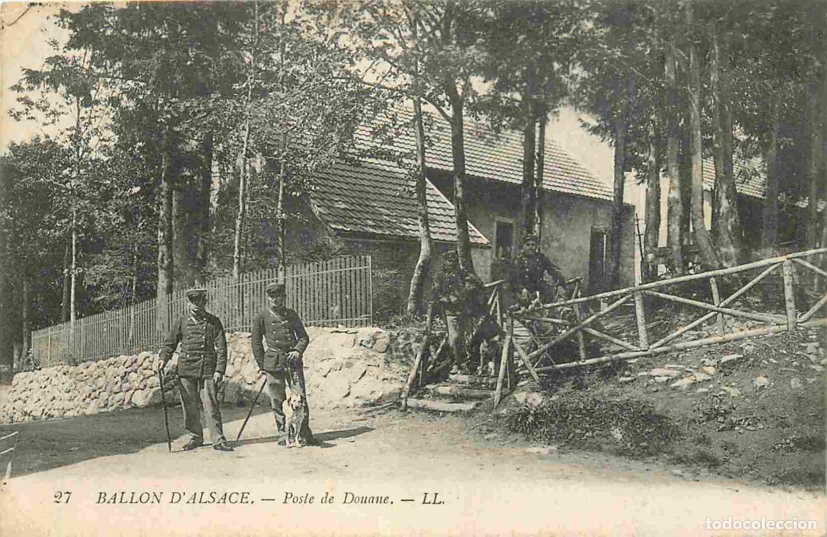 Cartes Postales: France - 88 - Ballon d'Alsace - Poste de Douane - Anim&eacute;e - Douaniers - Correspondance - CPA - Voyag&eacute;
