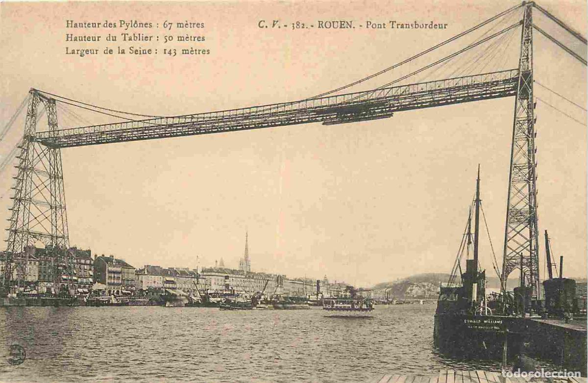 Cartes Postales: France - 76 - Rouen - Pont Transbordeur - Bateaux - CPA - Voir Scans Recto-Verso