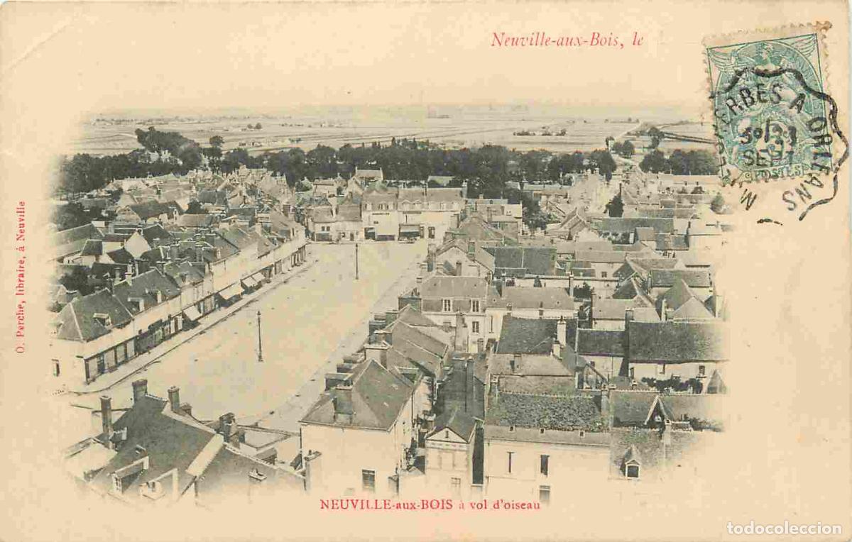 Cartes Postales: France - 45 - Neuville aux Bois - Vue G&eacute;n&eacute;rale - Pr&eacute;curseur - CPA - Oblit&eacute;ration ronde - Etat pli vi