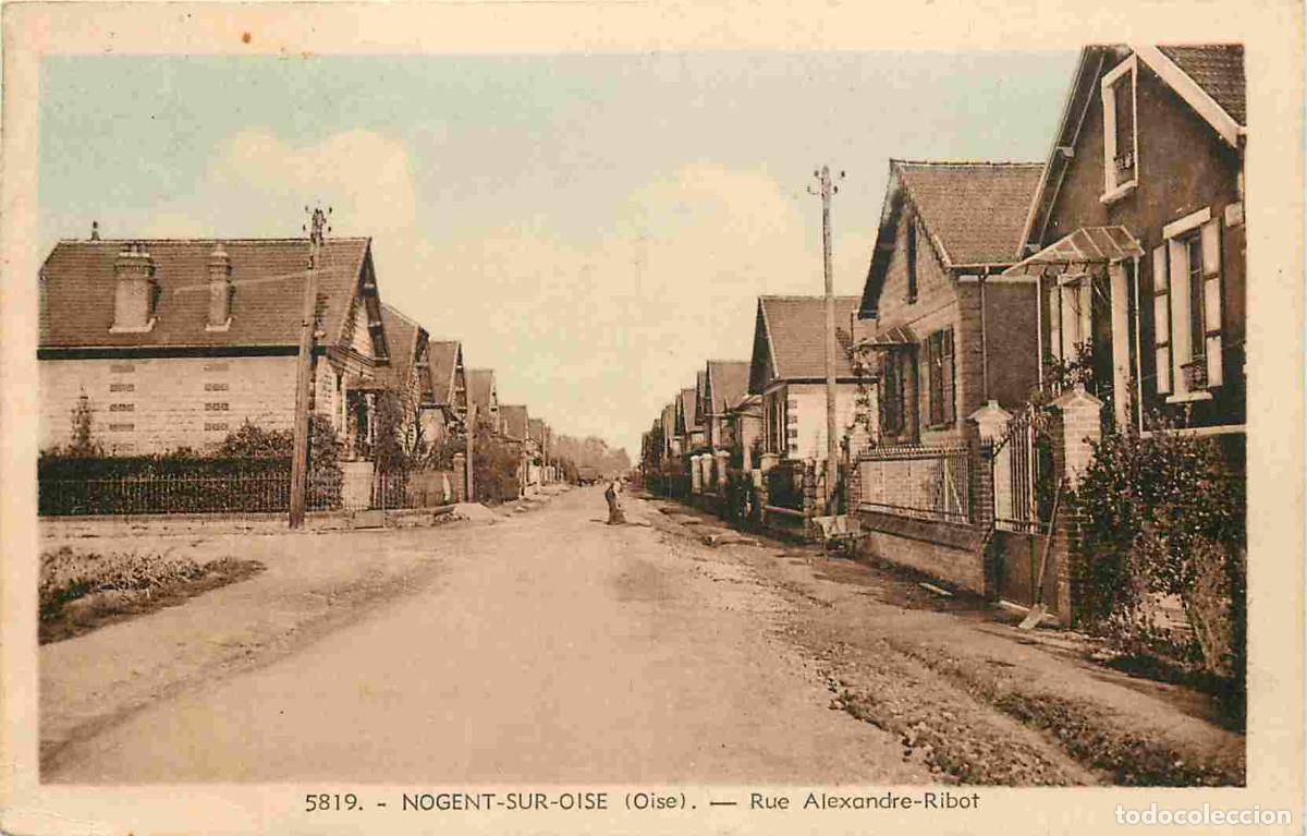 Postkarten: France - 60 - Nogent sur oise - Rue Alexancke-Ribot - CPA - Oblit&eacute;ration ronde de 1950 - Voir Scans