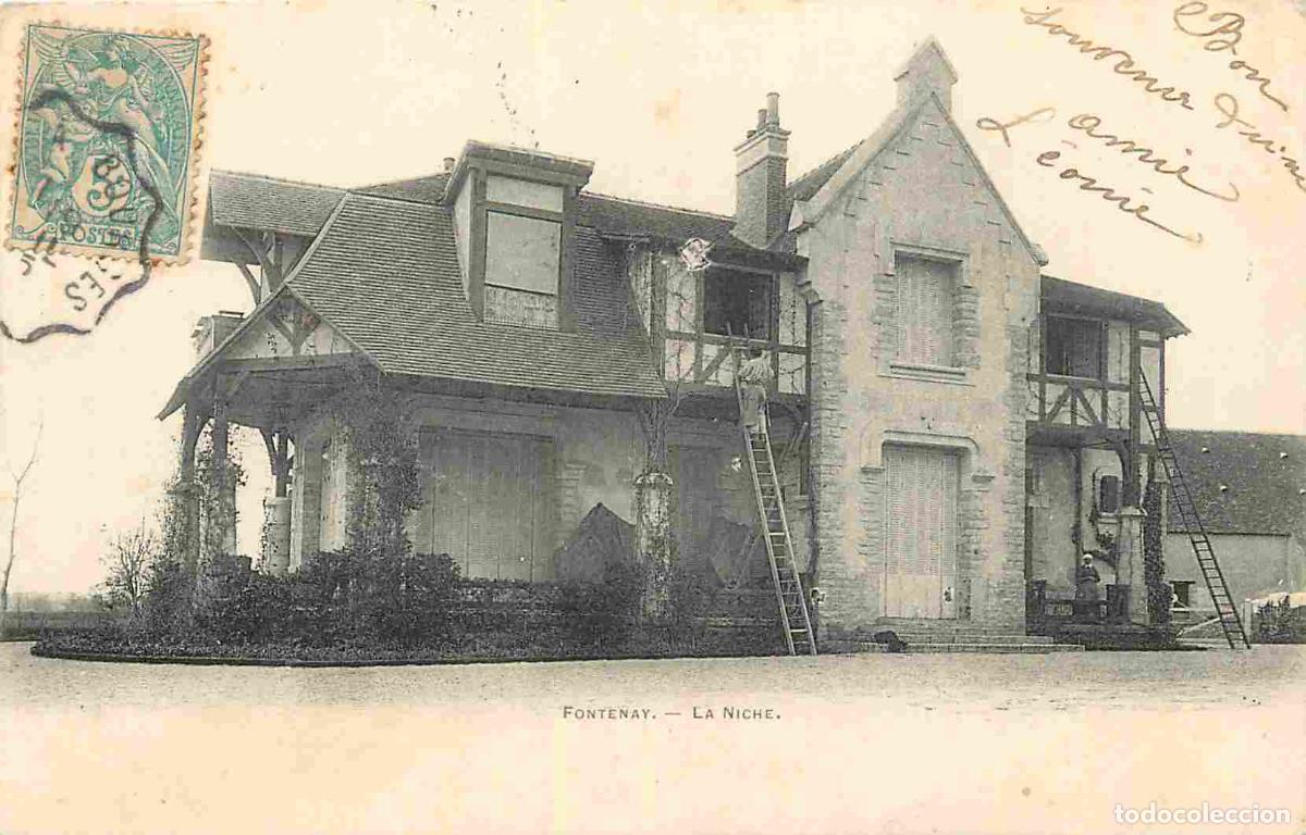 Cartoline: France - 18 - Fontenay sur Loing - La Niche - Pr&eacute;curseur - CPA - Oblit&eacute;ration ronde de 1905 - Voir S