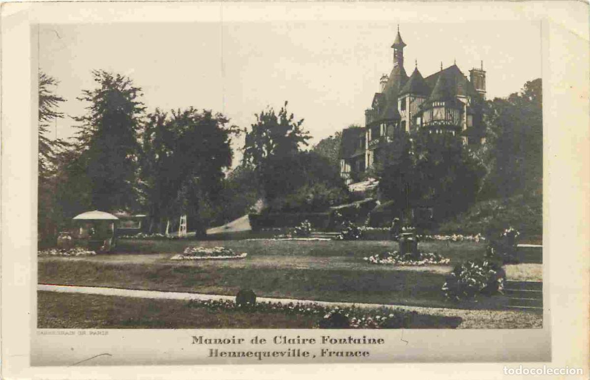 Cartoline: France - 14 - Hennequeville - manoir de Claire Fontaine - CPA - Etat l&eacute;g&egrave;re froissure visible - Voir