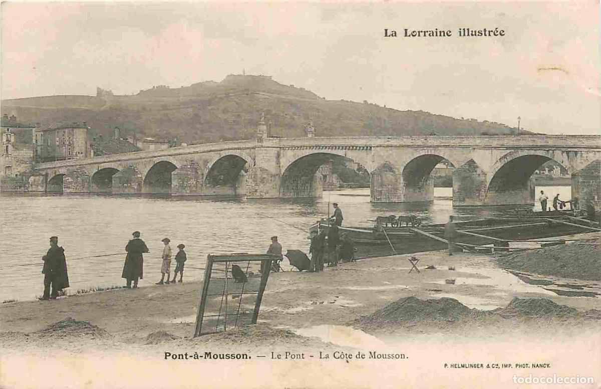 Postcards: France - 54 - Pont &agrave; Mousson - Le Pont - La C&ocirc;te de Mousson - Anim&eacute;e - Pr&eacute;curseur - CPA - Voir Scans