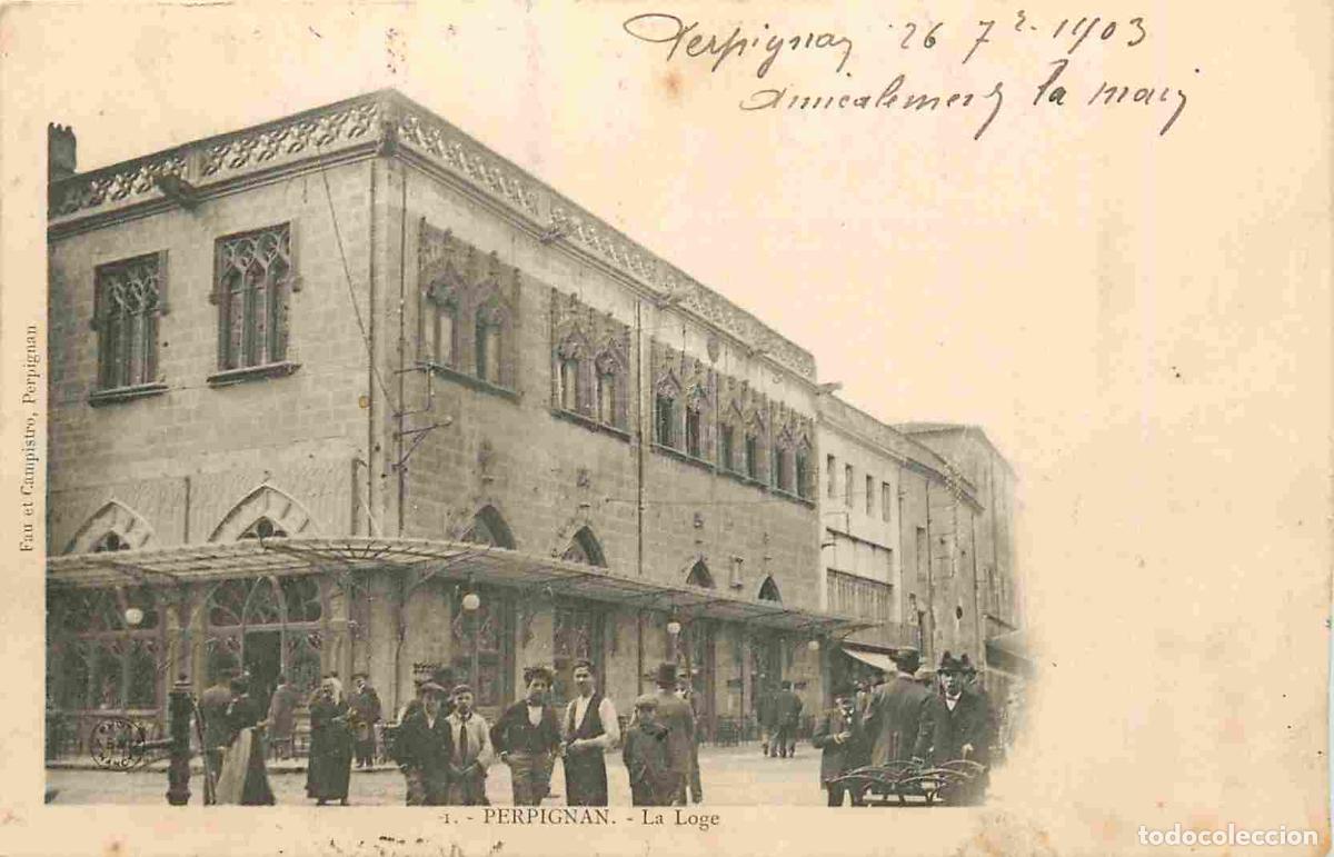 Postales: France - 66 - Perpignan - La Loge - Anim&eacute;e - Pr&eacute;curseur - CPA - Oblit&eacute;ration ronde de 1903 - Voir Sc