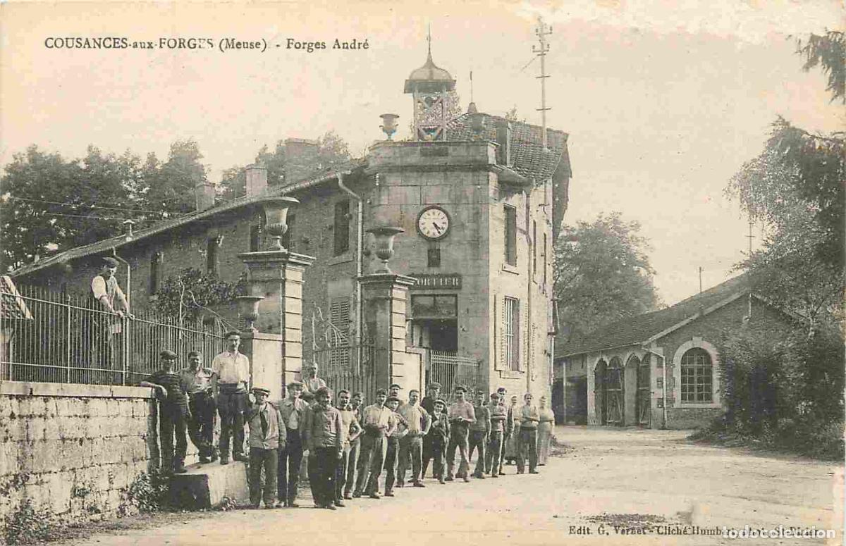 Postcards: France - 55 - Cousances aux Forges - Forges Andr&eacute; - Anim&eacute;e - Correspondance - CPA - Voir Scans Recto