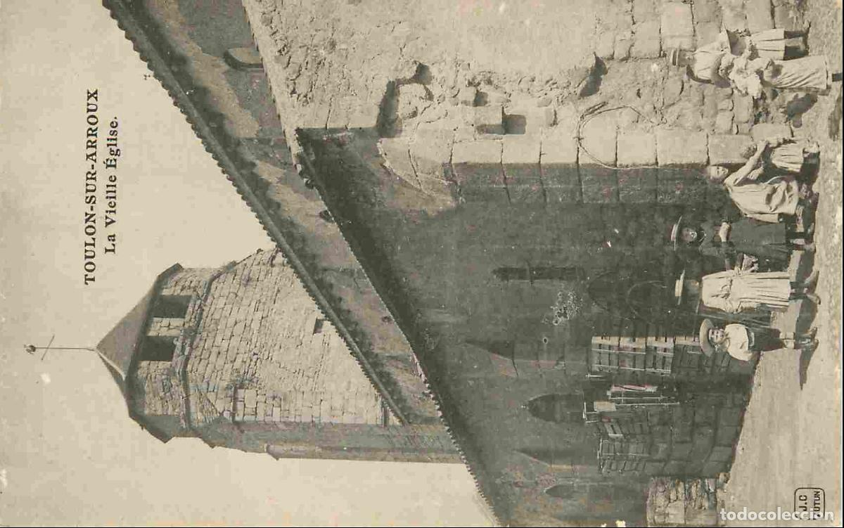 Postcards: France - 71 - Toulon sur Arroux - La Vieille Eglise - Anim&eacute;e - CPA - Voir Scans Recto-Verso