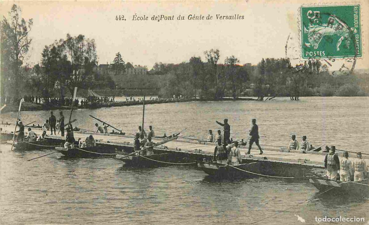 Postales: France - 78 - Versailles - Ecole de Pont du G&eacute;nie de Versailles - Anim&eacute;e - Militaria - CPA - Oblit&eacute;r