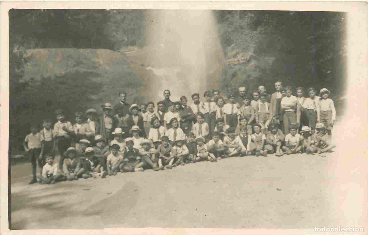 Postcards: France - 74 - Saint Ferr&eacute;ol - Carte Photo d'un groupe de scouts - Anim&eacute;e - CPA - Voyag&eacute;e en 1936 - V