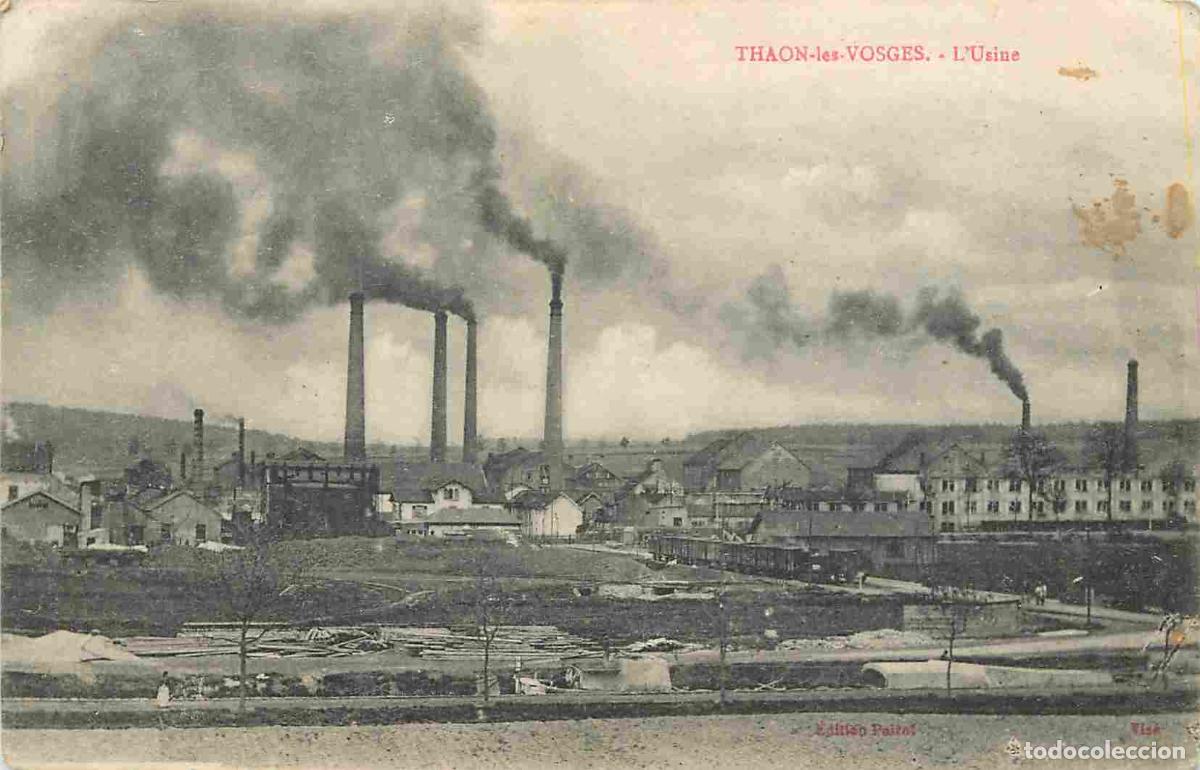 Postales: France - 88 - Thaon les Vosges - L'Usine - Correspondance - CPA - Voir Scans Recto-Verso