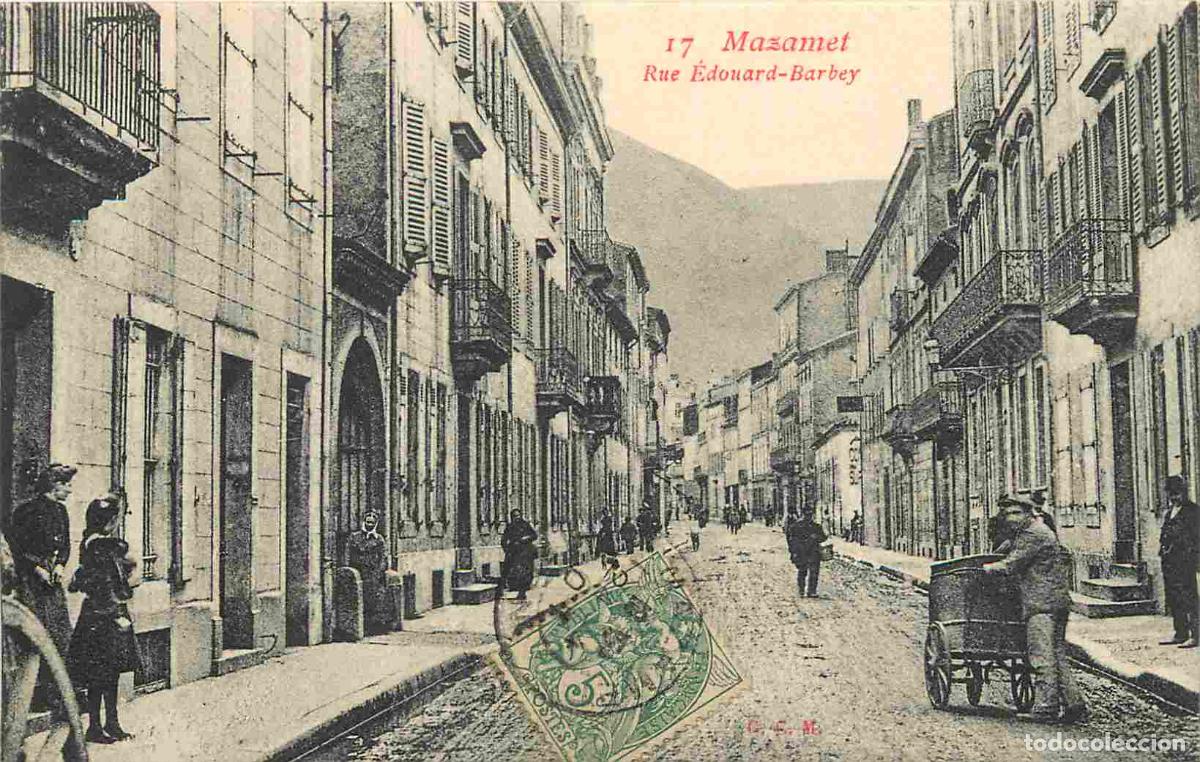 Cartoline: France - 81 - Mazamet - Rue Edouard Barbey - Anim&eacute;e - CPA - Oblit&eacute;ration ronde de 1907 - Voir Scans