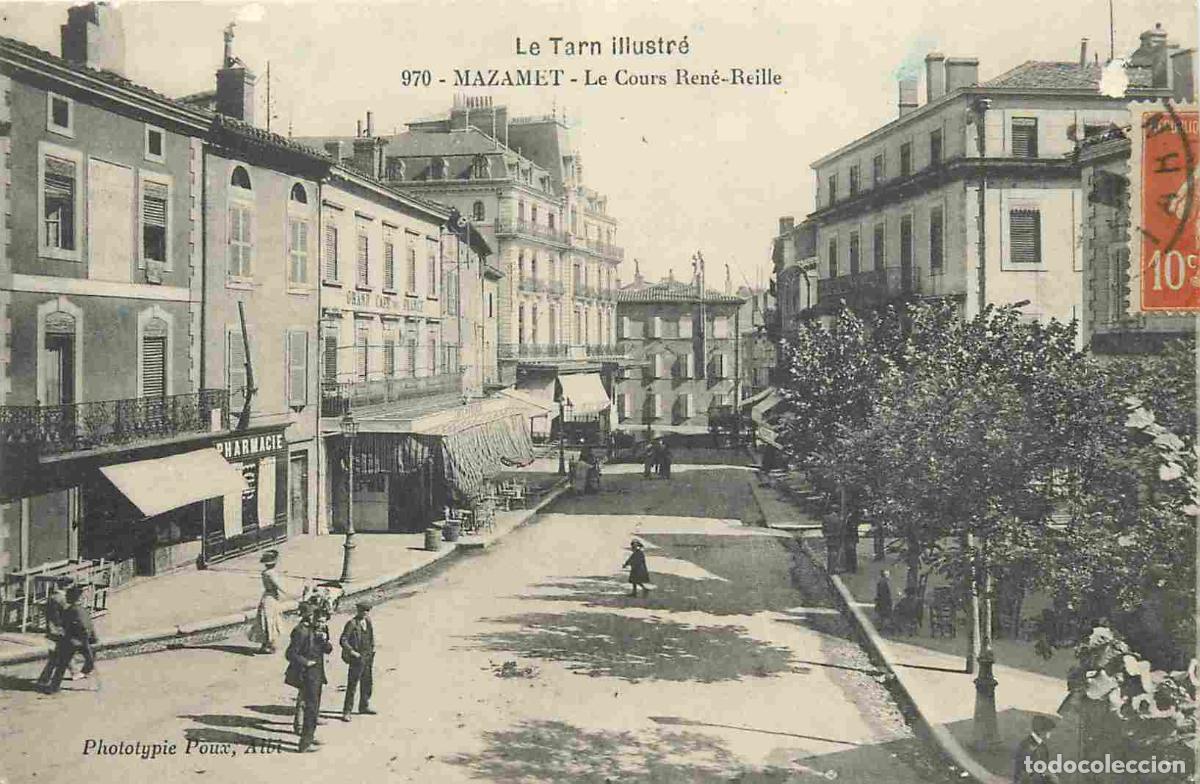 Cartoline: France - 81 - Mazamet - Cours Ren&eacute; Reille - Anim&eacute;e - Correspondance - CPA - Voir Scans Recto-Verso