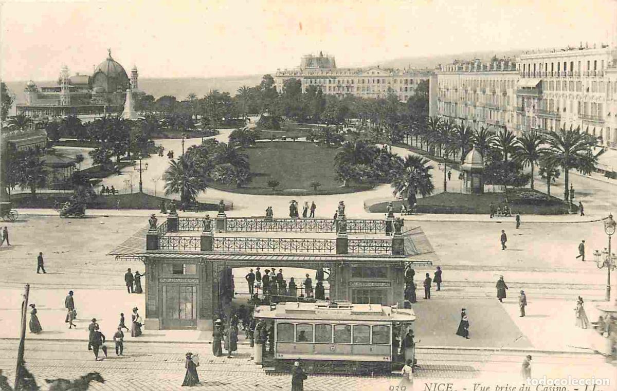 Cartoline: France - 06 - Nice - Vue prise du Casino - Anim&eacute;e - Tramway - CPA - Voir Scans Recto-Verso