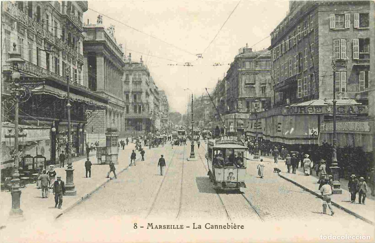 Postales: France - 13 - Marseille - La Caisse d'Epargne - Anim&eacute;e - Tramway - CPA - Voir Scans Recto-Verso