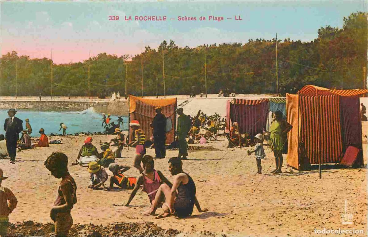 Cartes Postales: France - 17 - La Rochelle - La Plage - Anim&eacute;e - Sc&egrave;nes de Plage - Coloris&eacute;e - CPA - Voir Scans Recto