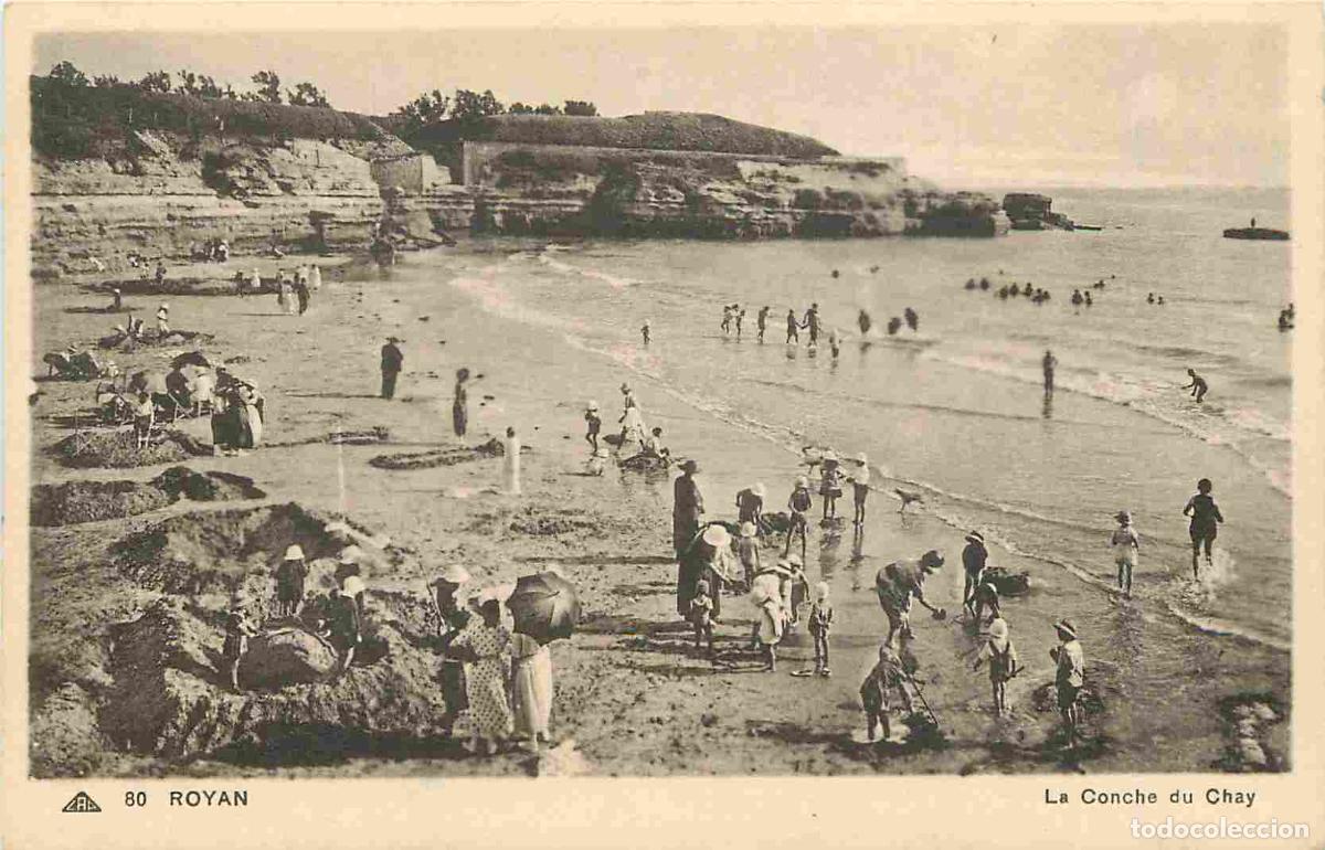 Cartes Postales: France - 17 - Royan - La Conche du Chay - Anim&eacute;e - Sc&egrave;nes de Plage - Correspondance - CPA - Voir Sca