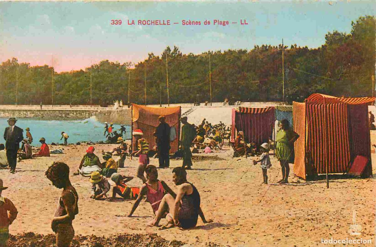 Cartes Postales: France - 17 - La Rochelle - La Plage - Anim&eacute;e - Sc&egrave;nes de Plage - Coloris&eacute;e - CPA - Voir Scans Recto