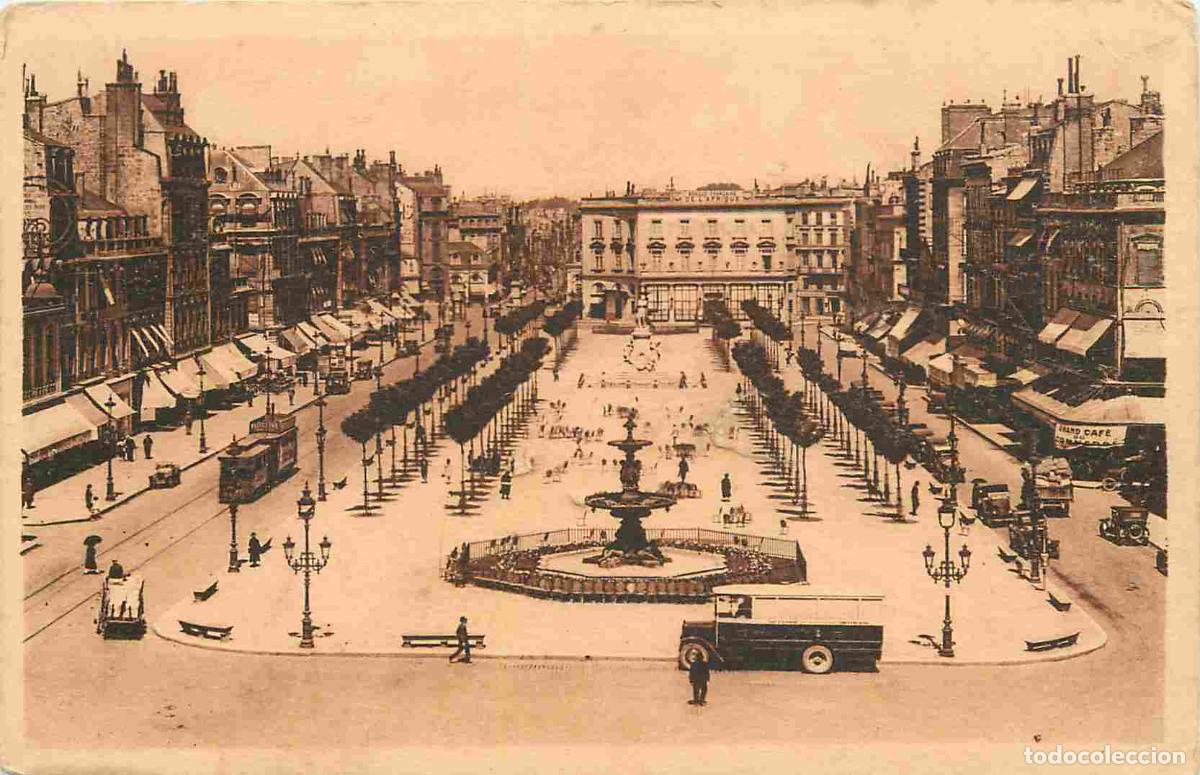 Cartes Postales: France - 33 - Bordeaux - Les All&eacute;es de Tourny - Anim&eacute;e - Automobiles - Tramway - CPA - Voir Scans Re