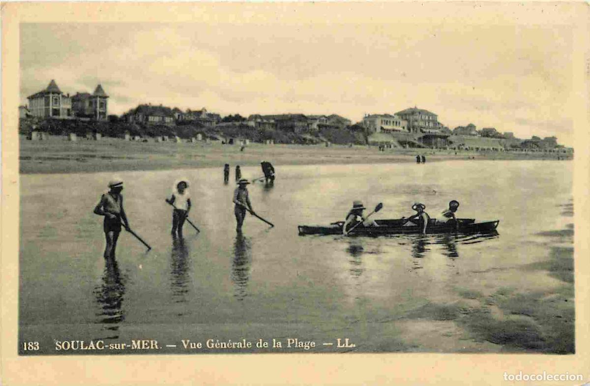 Cartes Postales: France - 33 - Soulac sur mer - Vue G&eacute;n&eacute;rale de la Plage - Anim&eacute;e - Correspondance - Sc&egrave;nes de Plage