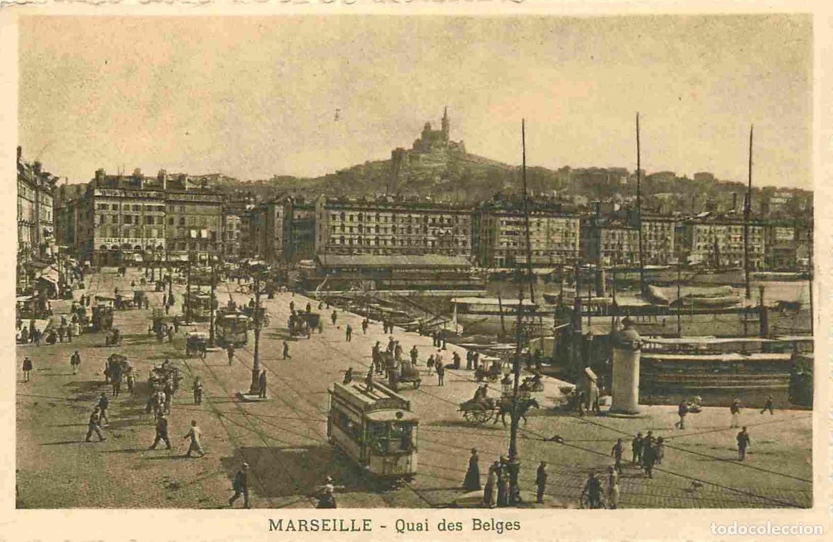 Postkarten: France - 13 - Marseille - Quai des Belges - Anim&eacute;e - Tramway - CPA - Voir Scans Recto-Verso