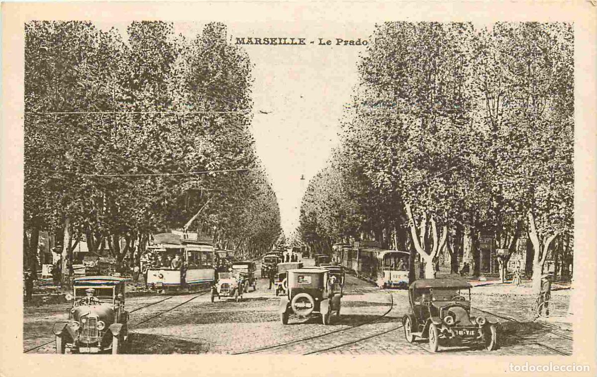 Postkarten: France - 13 - Marseille - Le Prado - Anim&eacute;e - Tramway - Automobiles - CPA - Voir Scans Recto-Verso