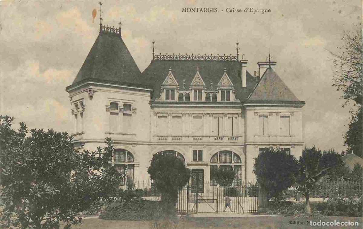 Postkarten: France - 45 - Montargis - Caisse d'Epargne - Correspondance - CPA - Voyag&eacute;e en 1914 - Voir Scans Rec