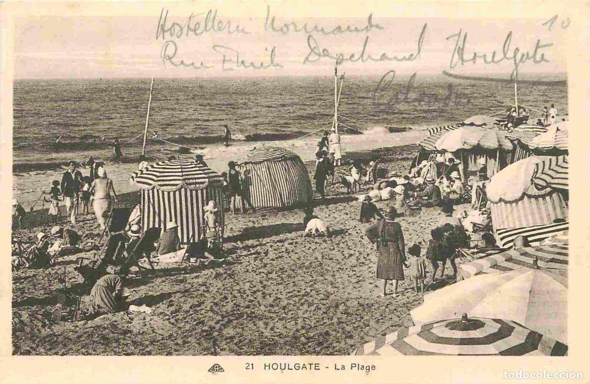 Postkarten: France - 14 - Houlgate - La Plage - Anim&eacute;e - Sc&egrave;nes de Plage - Correspondance - CPA - Voyag&eacute;e en 193