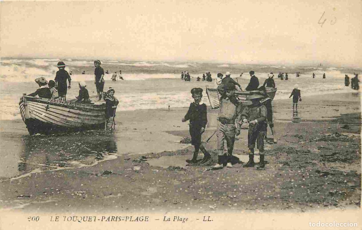Cartes Postales: France - 62 - Le Touquet - La Plage - Anim&eacute;e - Sc&egrave;nes de Plage - Correspondance - CPA - Voyag&eacute;e en 1