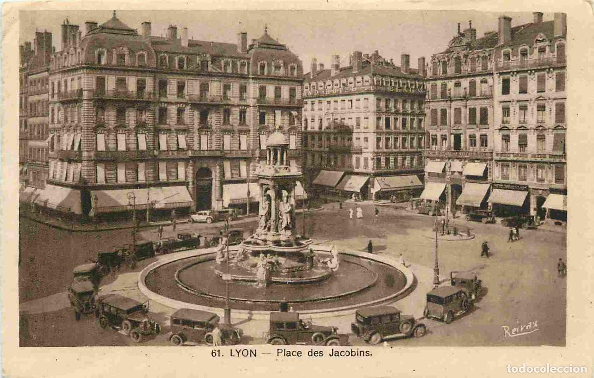 Cartes Postales: France - 69 - Lyon - Place des Jacobins - Automobiles - CPA - Voir Scans Recto-Verso