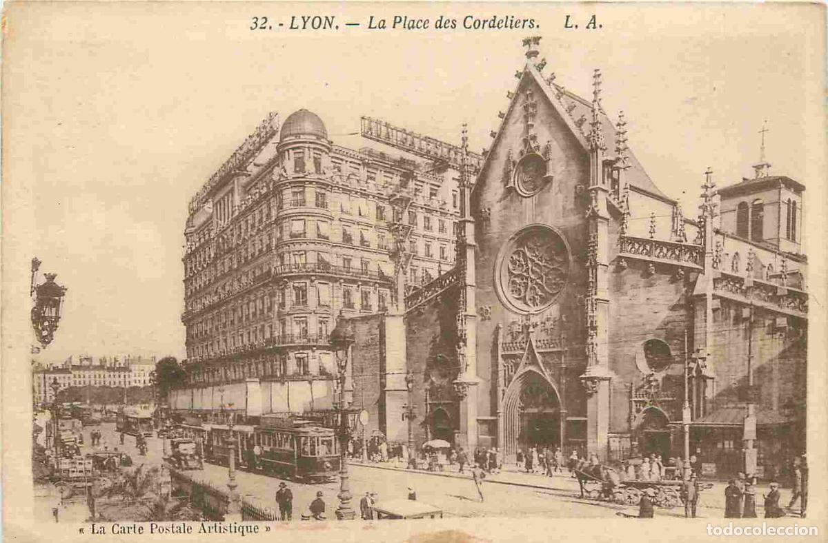 Cartes Postales: France - 69 - Lyon - Place des Cordeliers - Anim&eacute;e - Tramway - Correspondance - CPA - Voir Scans Rec